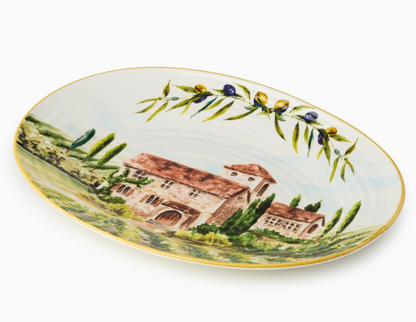 Tuscany Oval Platter 16in X 11.5in