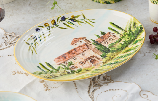Tuscany Oval Platter 16in X 11.5in