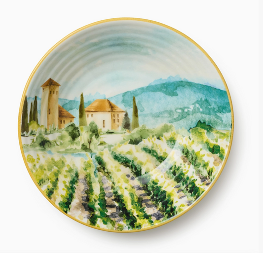 Tuscany Pasta Bowls 9.25in X 2.25in Set of 4