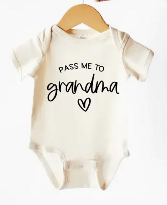 Pass Me To Grandma Baby Bodysuit