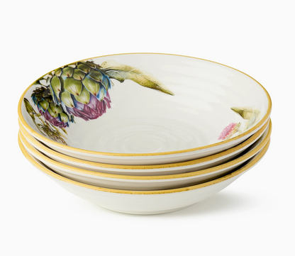 Verdura Pasta Bowl 9.25in X 2.25in Set of 4