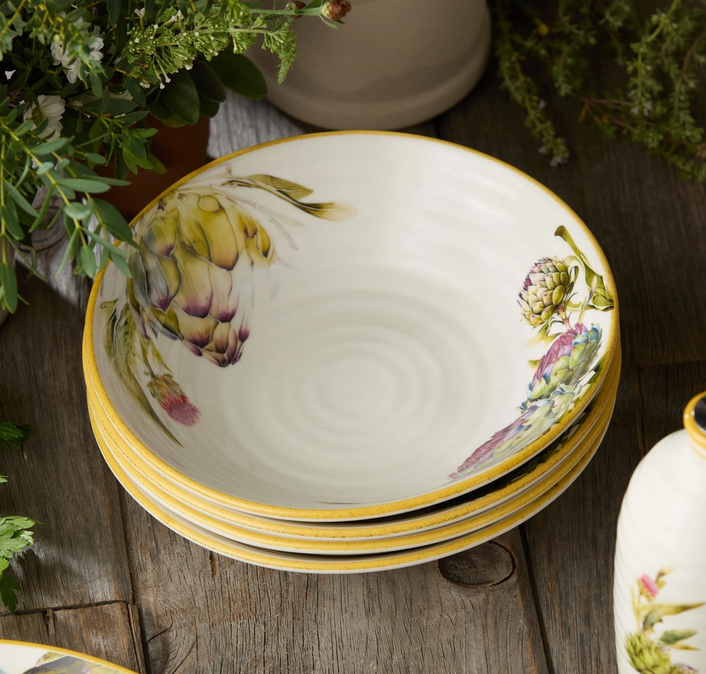 Verdura Pasta Bowl 9.25in X 2.25in Set of 4
