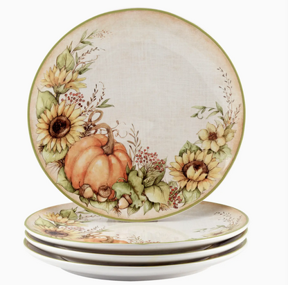 Autumn Harvest Breeze Dinner Plate 11in - Set of 4