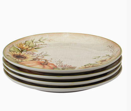 Autumn Harvest Breeze Dinner Plate 11in - Set of 4