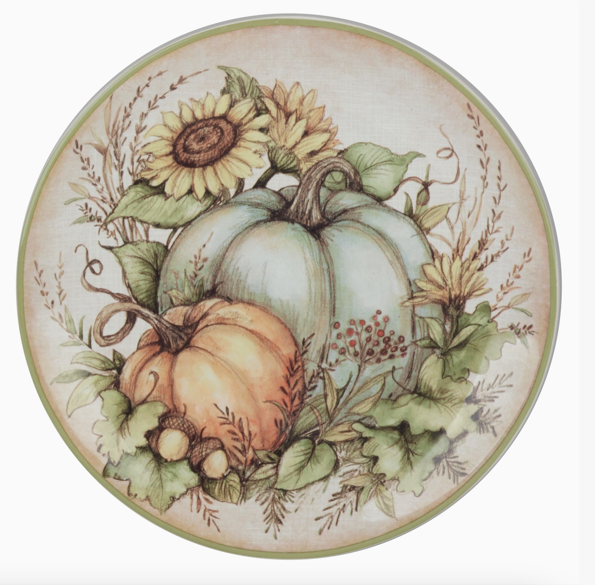 Autumn Harvest Breeze Salad Plate 9" Asst. - Set of 4
