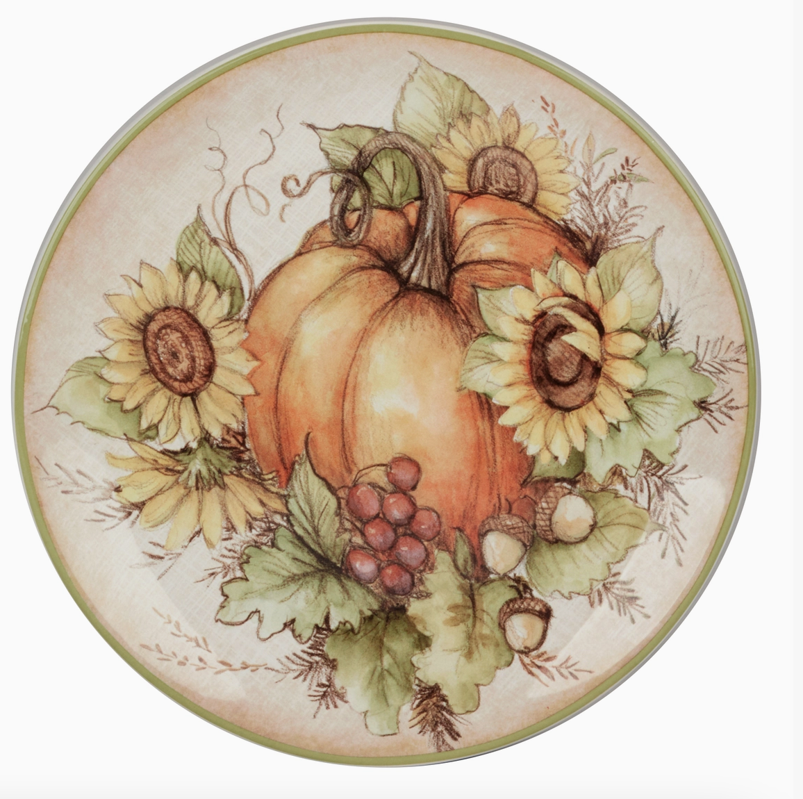 Autumn Harvest Breeze Salad Plate 9" Asst. - Set of 4