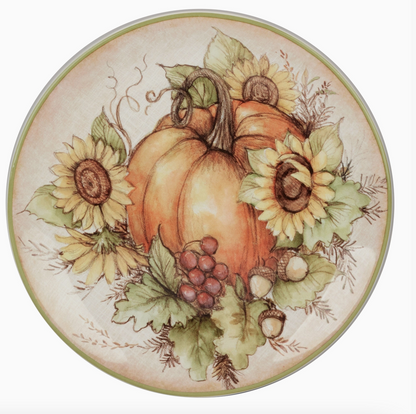 Autumn Harvest Breeze Salad Plate 9" Asst. - Set of 4