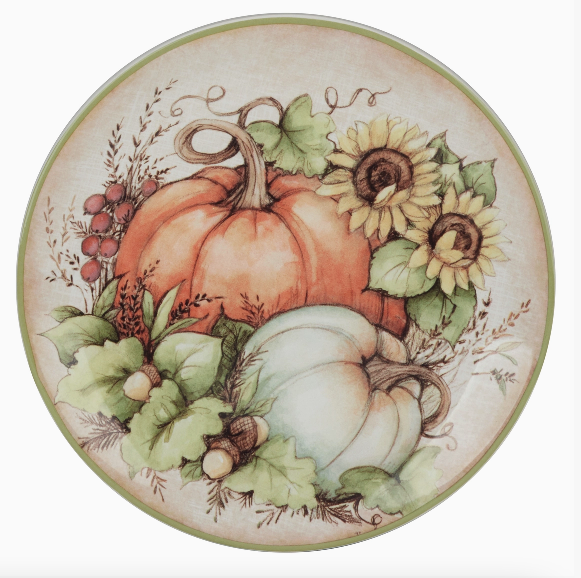 Autumn Harvest Breeze Salad Plate 9" Asst. - Set of 4