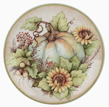 Autumn Harvest Breeze Salad Plate 9" Asst. - Set of 4