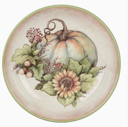 Autumn Harvest Breeze Pasta Bowl 9" X 2" Asst. Set of 4