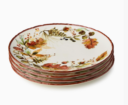 Autumn Meadows Dinner Plate 11" Set of 4