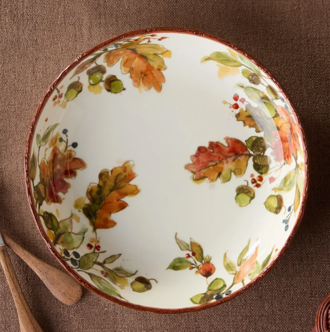 Autumn Meadows Soup Bowl 9" X 2" Set of 4