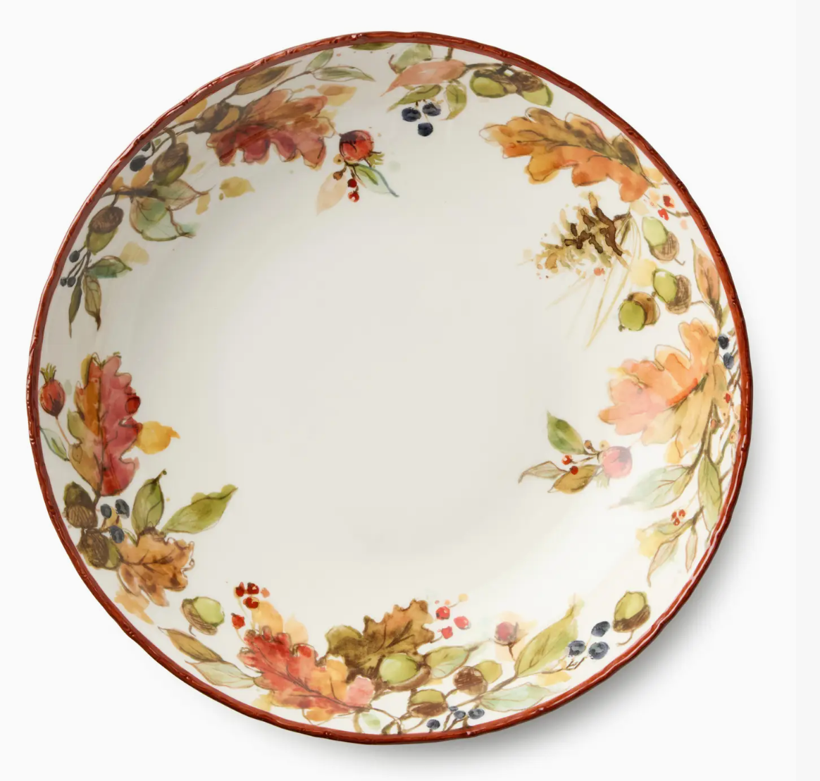 Autumn Meadows Serving Bowl 13" X 3"