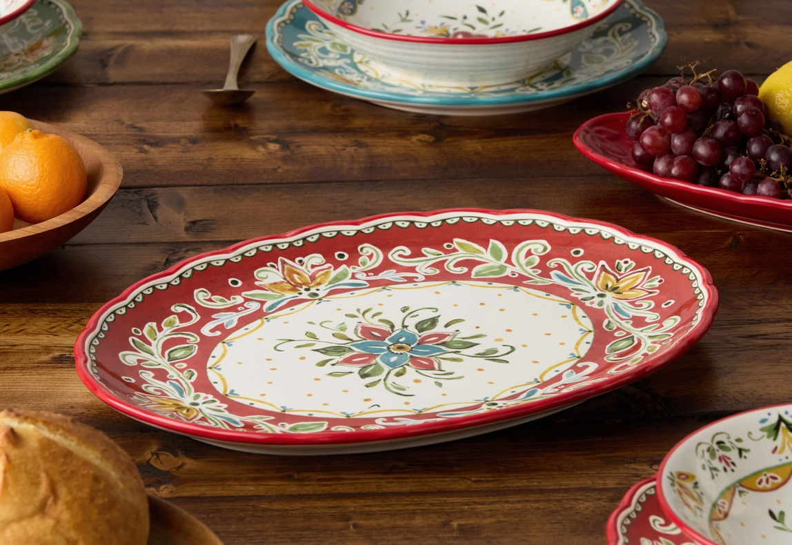 Provence Oval Platter 16" X 12"