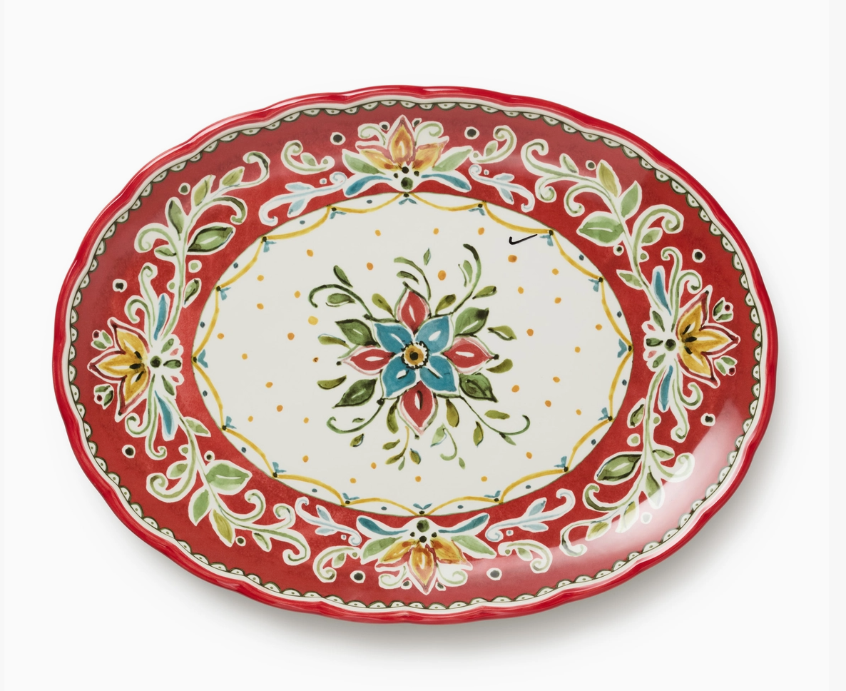 Provence Oval Platter 16" X 12"