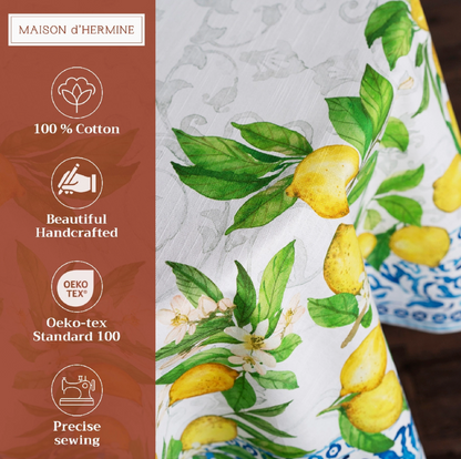 Cedrat - 100% Cotton Tablecloths Asst. Sizes