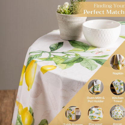 Limoncello - 100% Cotton Tablecloths Asst. Sizes