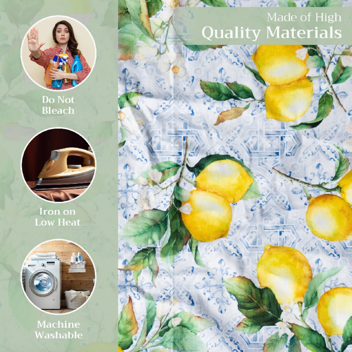 Citrus Napkins 100% Cotton 20" X 20" - Set of 4