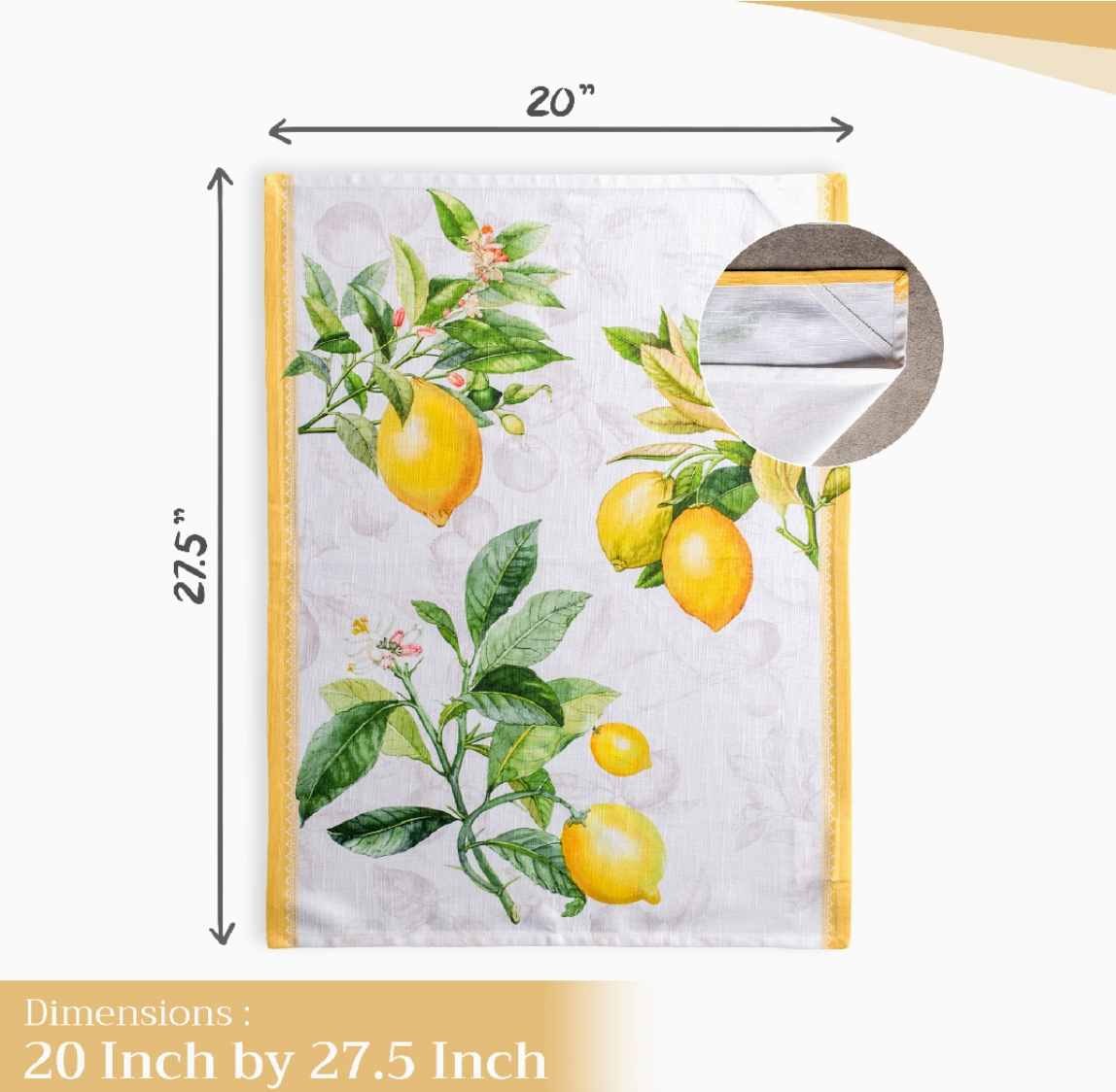 Limoncello -Kitchen Towels 100% Cotton - Set of 3