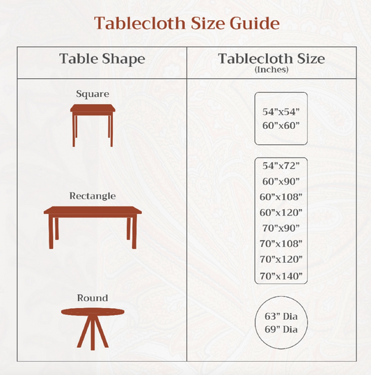 Agrume - 100% Cotton Tablecloths Asst. Sizes