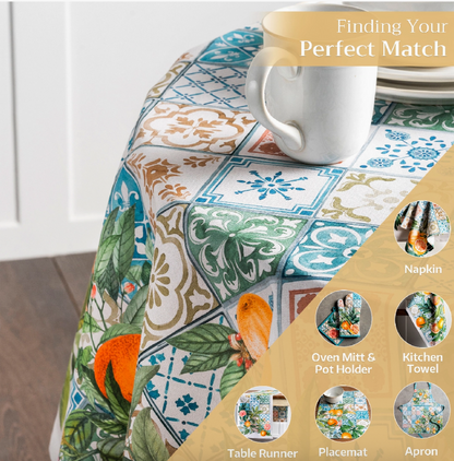 Agrume - 100% Cotton Tablecloths Asst. Sizes