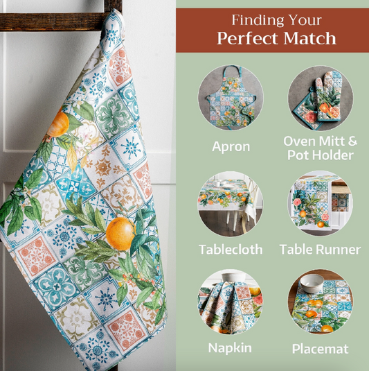 Agrume - Kitchen Towels 100% Cotton - Set of 3