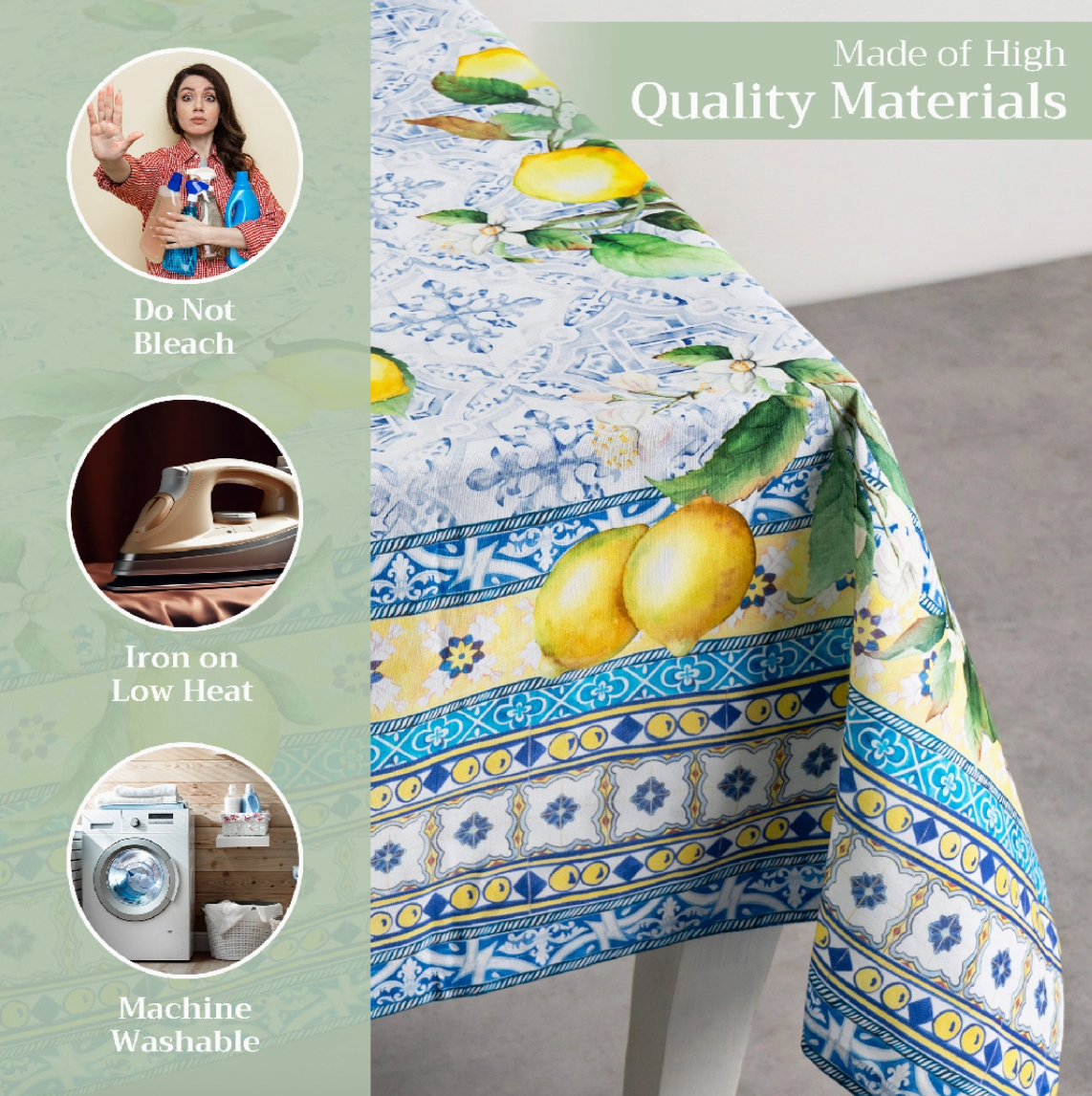 Citrus - 100% Cotton Tablecloths Asst. Sizes