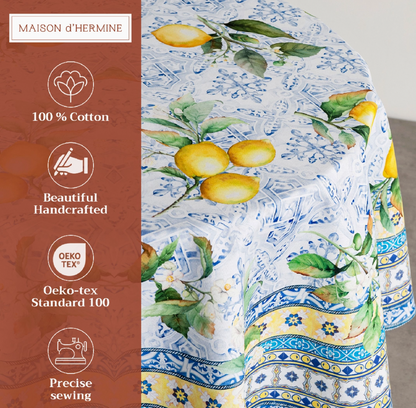 Citrus - 100% Cotton Tablecloths Asst. Sizes