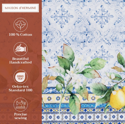 Citrus - Placemats Set of 4 100% Cotton 13" X 19"