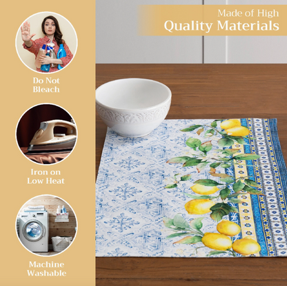 Citrus - Placemats Set of 4 100% Cotton 13" X 19"