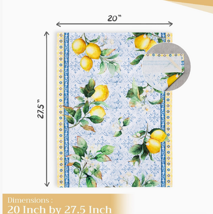 Citrus Kitchen Towels 100% Cotton - Set of 3