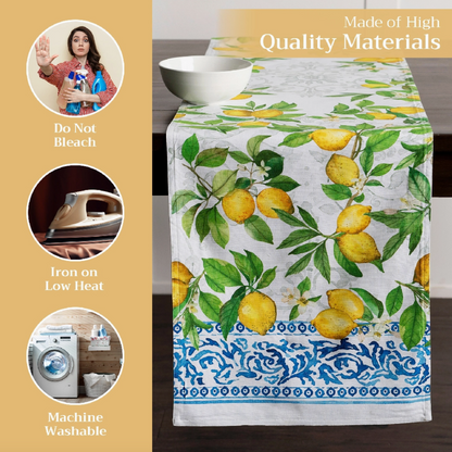 Cedrat- Table Runner 100% Cotton - Double Layer