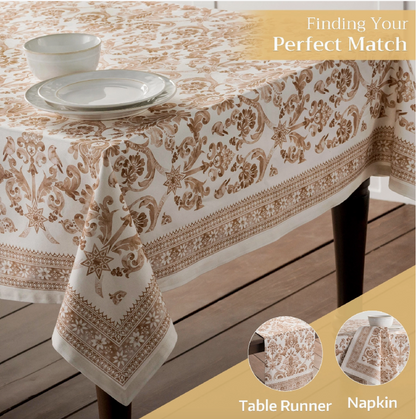 Allure Fall - 100% Cotton Tablecloths Asst. Sizes