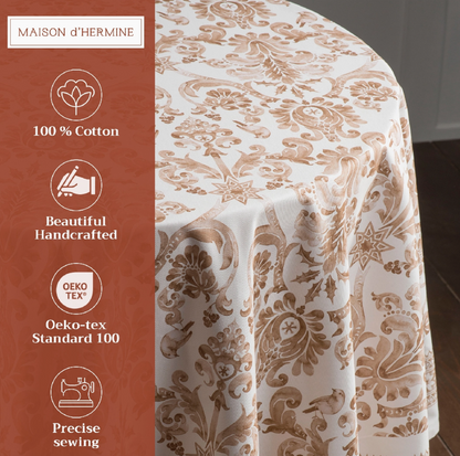 Allure Fall - 100% Cotton Tablecloths Asst. Sizes