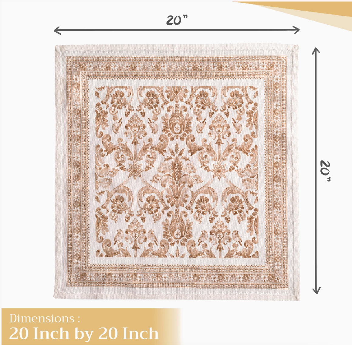 Allure - Napkins 100% Cotton 20" X 20" - Set of 4