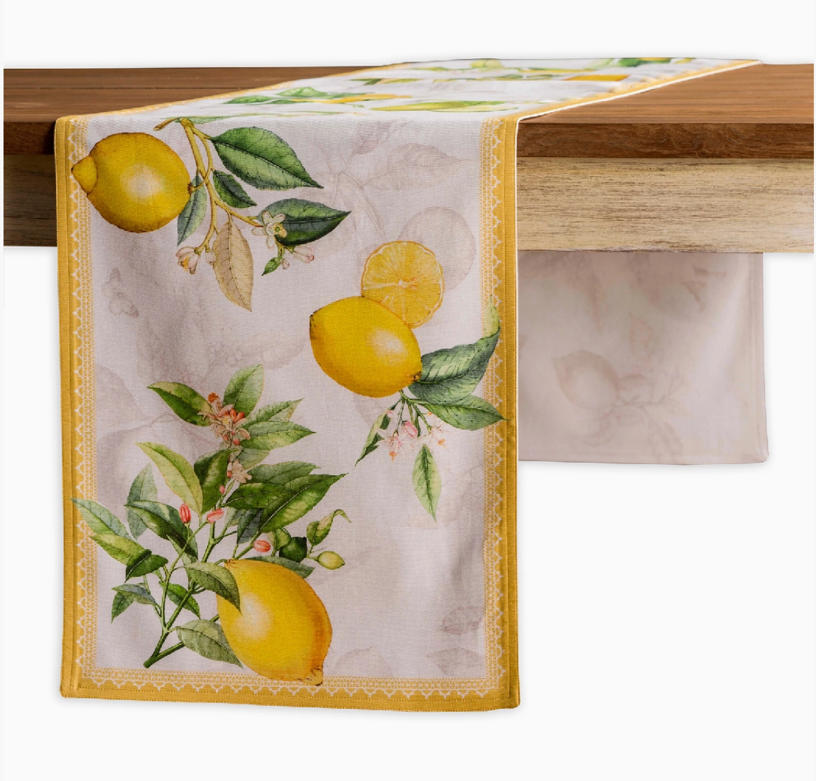Limoncello - Table Runner 100% Cotton - Double Layer