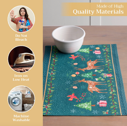 Hygge - Placemats Set of 4 100% Cotton 13" X 19"