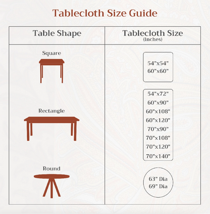 Christmas Joy - 100% Cotton Tablecloths Asst. Sizes