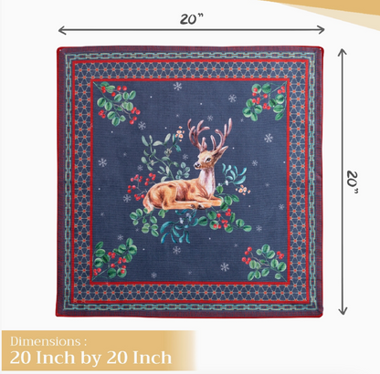 Christmas Joy - Napkins 100% Cotton 20" X 20" - Set of 4