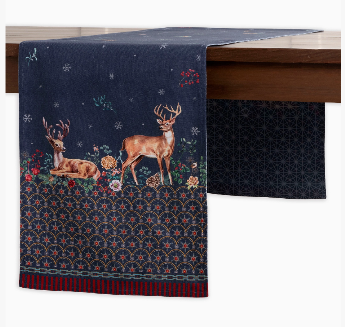 Christmas Joy - Table Runner 100% Cotton - Double Layer