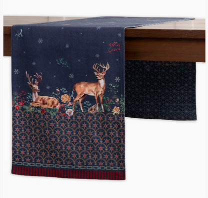 Christmas Joy - Table Runner 100% Cotton - Double Layer