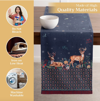 Christmas Joy - Table Runner 100% Cotton - Double Layer