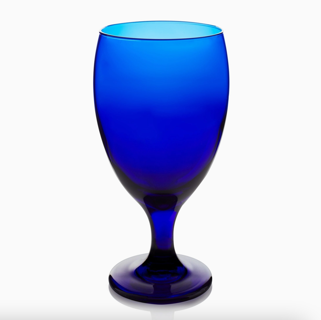 Libbey Premiere Cobalt Iced Tea Goblet Glasses, Set of 12