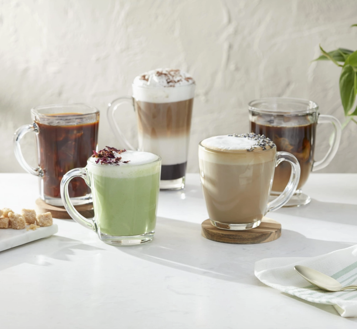 Libbey Tapered Glass Mugs, Set of 8