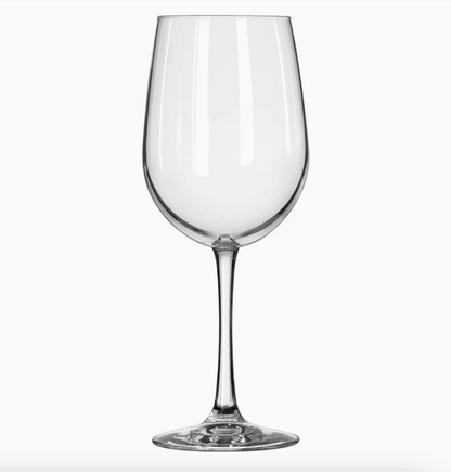 Libbey Vina Tall Wine Glasses, 18.5 Ounce, Set of 12