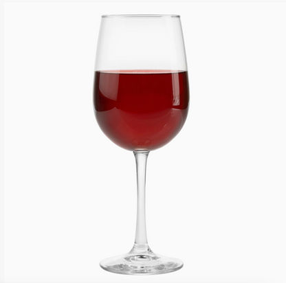 Libbey Vina Tall Wine Glasses, 18.5 Ounce, Set of 12