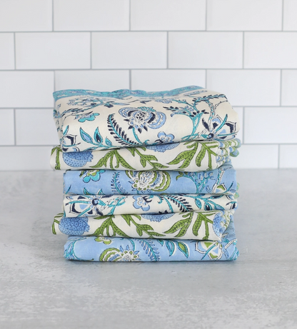 Kitchen Towel Pomegranate Blue, Set of 2