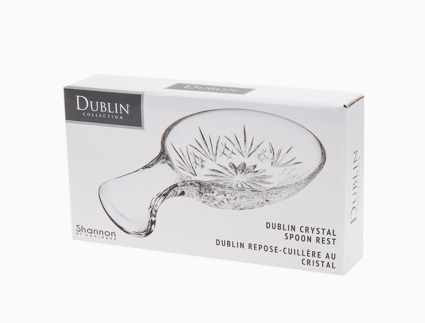 Dublin Crystal Glass Spoon Rest - NY Gift Boutique