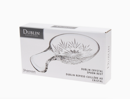 Dublin Crystal Glass Spoon Rest