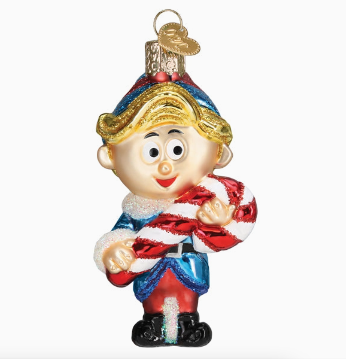 Hermey the Elf Ornament Blown Glass Ornament